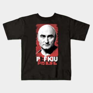 phil collins // vektor art design v6 Kids T-Shirt